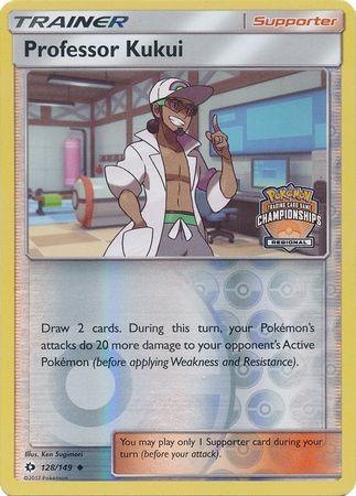 Professor Kukui (128/149) (Regional Championship Promo) [Sun & Moon: Base Set] (Online Only)