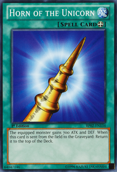Horn of the Unicorn [BP02-EN134] Mosaic Rare (ONLINE ORDER ONLY)