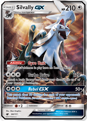 Silvally GX (90/111) [Sun & Moon: Crimson Invasion] (Online Only)
