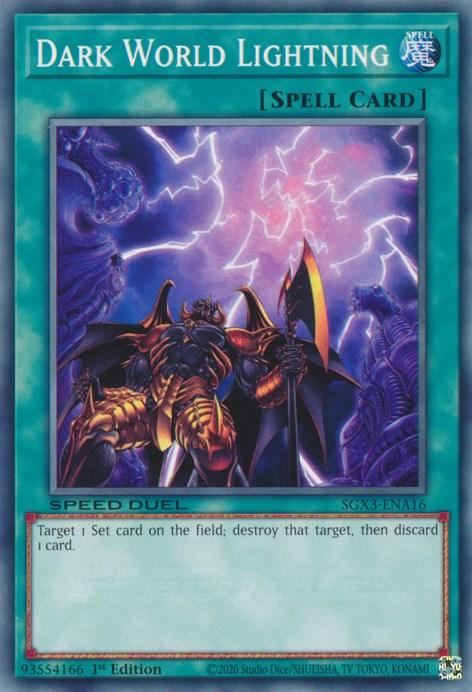 Dark World Lightning [SGX3-ENA16] Common (ONLINE ORDER ONLY)
