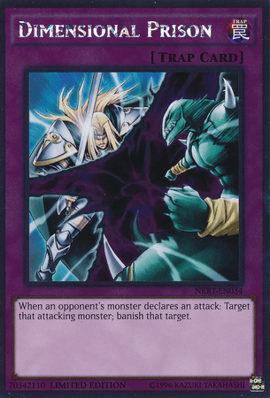 Dimensional Prison [NKRT-EN034] Platinum Rare (ONLINE ORDER ONLY)