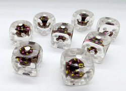Chocolate Donut Pipped d6 16mm (Custom Dice) *Sold per die (Online Only)