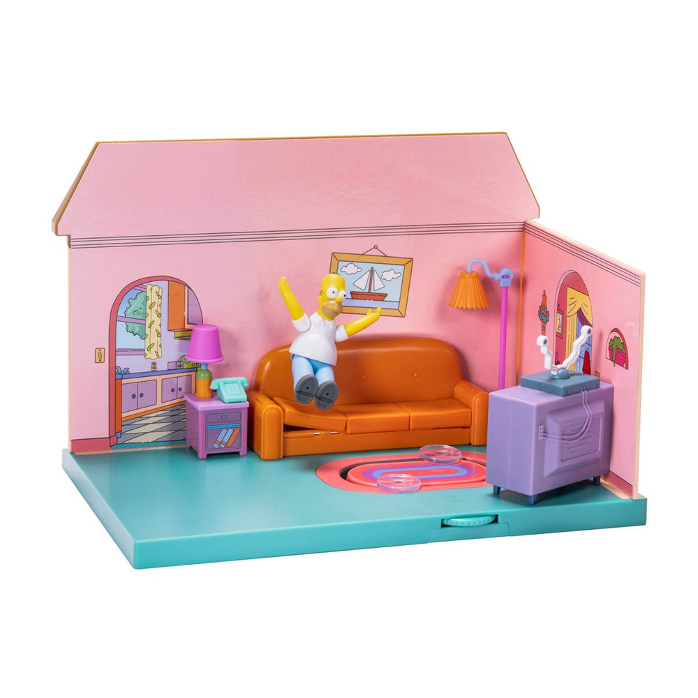 The Simpsons House Living Room Diorama Playset (ONLINE ORDER ONLY)