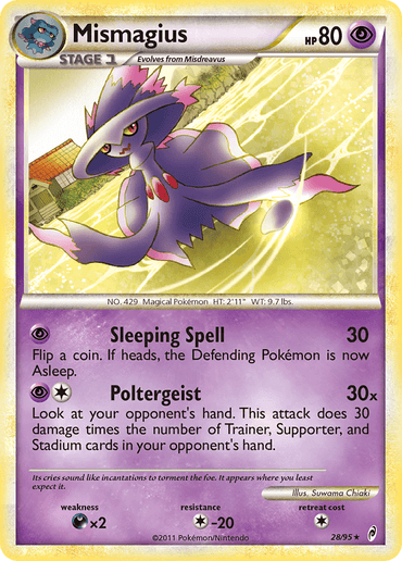 Mismagius (28/95) [HeartGold & SoulSilver: Call of Legends] (Online Only)