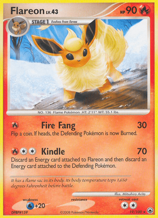 Flareon (19/100) [Diamond & Pearl: Majestic Dawn] (Online Only)
