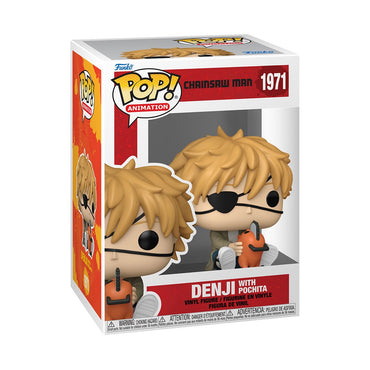 Chainsaw Man Denji with Pochita Funko Pop! Vinyl Figure #1971 (ONLINE ORDER ONLY)