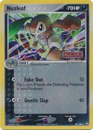 Nuzleaf (36/108) (Stamped) [EX: Power Keepers] (Online Only)