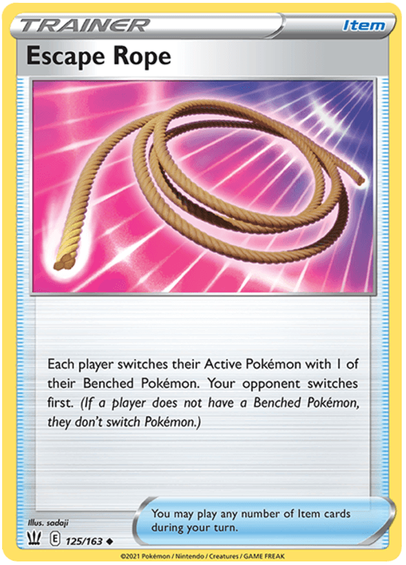 Escape Rope (125/163) [Sword & Shield: Battle Styles] (Online Only)