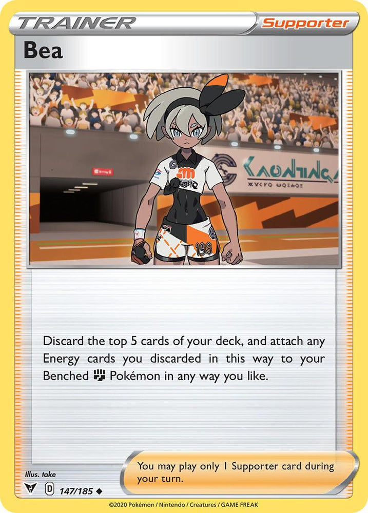 Bea (147/185) [Sword & Shield: Vivid Voltage] (Online Only)