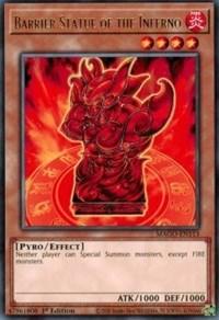 Barrier Statue of the Inferno [MAGO-EN113] Rare (ONLINE ORDER ONLY)