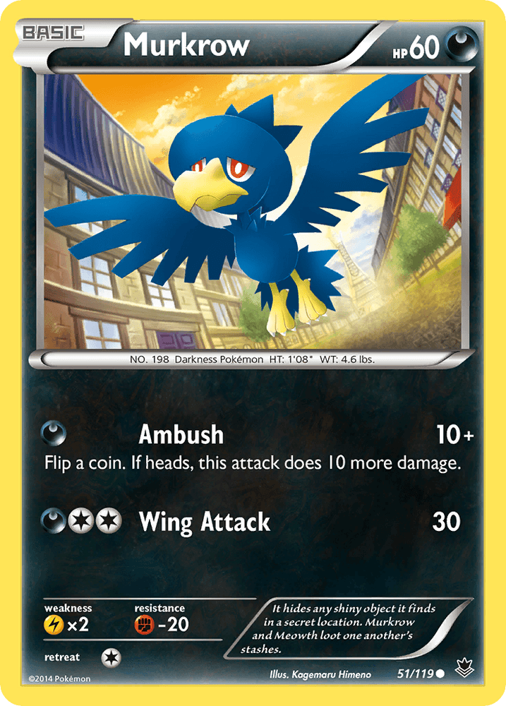 Murkrow (51/119) [XY: Phantom Forces] (Online Only)