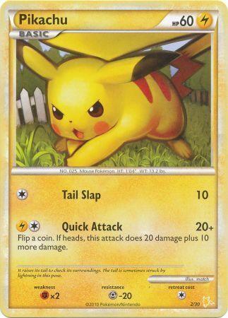 Pikachu (2/30) [HeartGold & SoulSilver: Trainer Kit - Raichu] (Online Only)