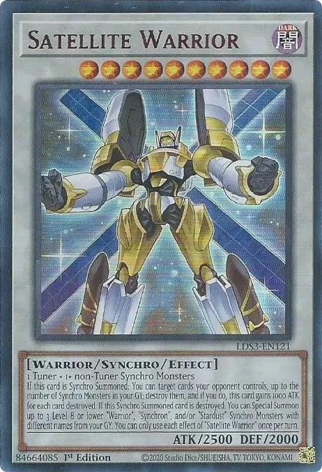 Satellite Warrior (Red) [LDS3-EN121] Ultra Rare (ONLINE ORDER ONLY)