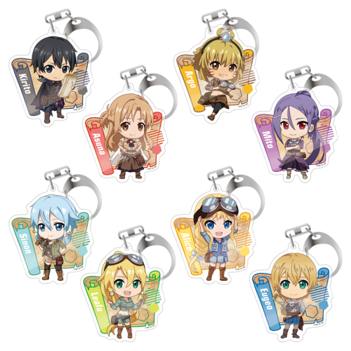 Sword Art Online Trading Acrylic Keychain Quest Series Deformed (1 Blind Box) (ONLINE ORDER ONLY)