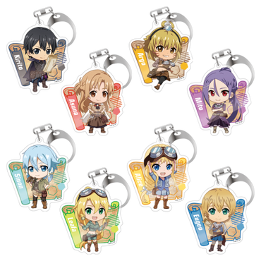 Sword Art Online Trading Acrylic Keychain Quest Series Deformed (1 Blind Box) (ONLINE ORDER ONLY)