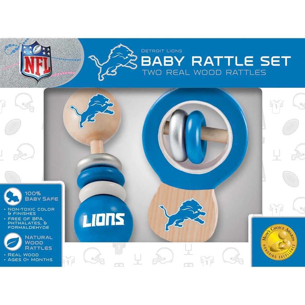 Detroit Lions - Baby Rattles 2-Pack (ONLINE ORDER ONLY)