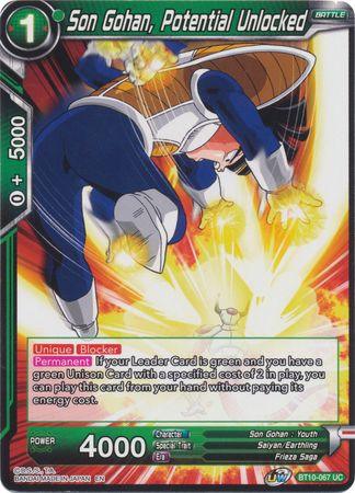 Son Gohan, Potential Unlocked (BT10-067) [Rise of the Unison Warrior 2nd Edition] (ONLINE ORDER ONLY)