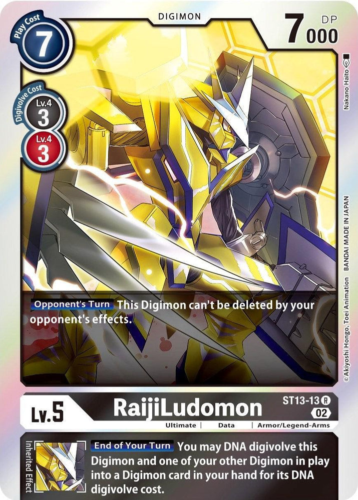 RaijiLudomon [ST13-13] [Starter Deck: Ragnaloardmon] (ONLINE ORDER ONLY)