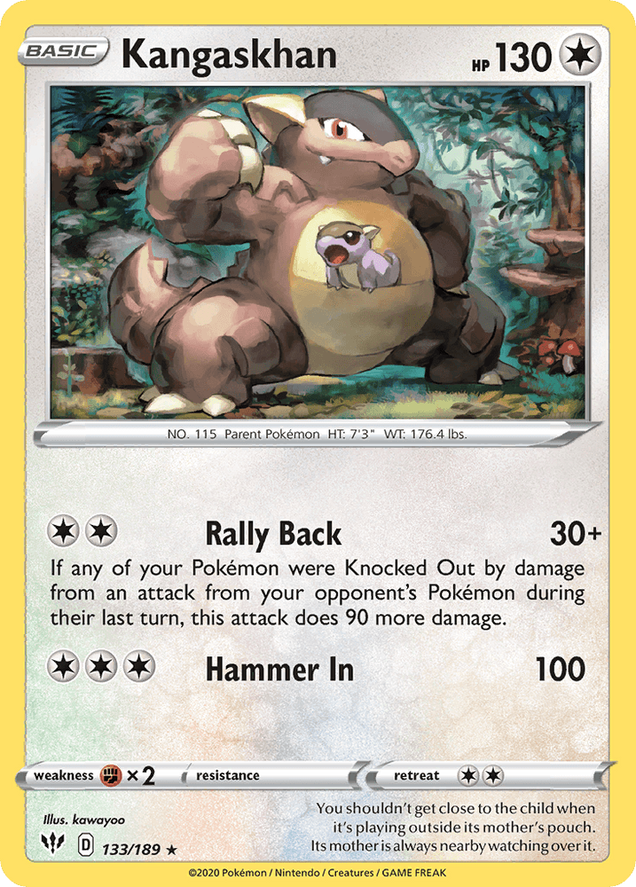Kangaskhan (133/189) [Sword & Shield: Darkness Ablaze] (Online Only)