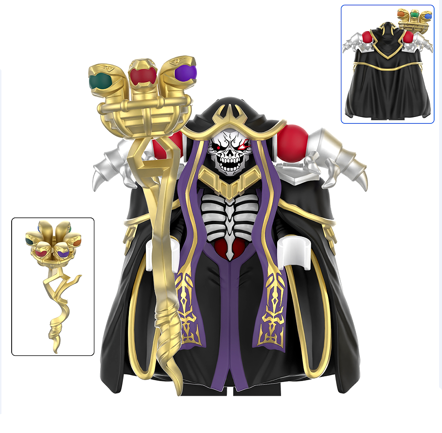 Ainz Ooal Gown Minifigure – Overlord Supreme Lich King