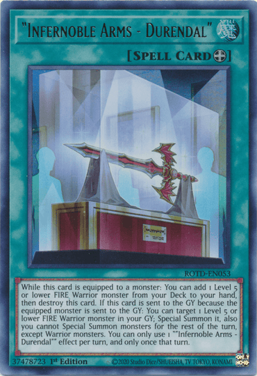 "Infernoble Arms - Durendal" [ROTD-EN053] Ultra Rare (ONLINE ORDER ONLY)