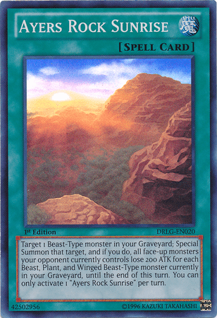 Ayers Rock Sunrise [DRLG-EN020] Super Rare (ONLINE ORDER ONLY)