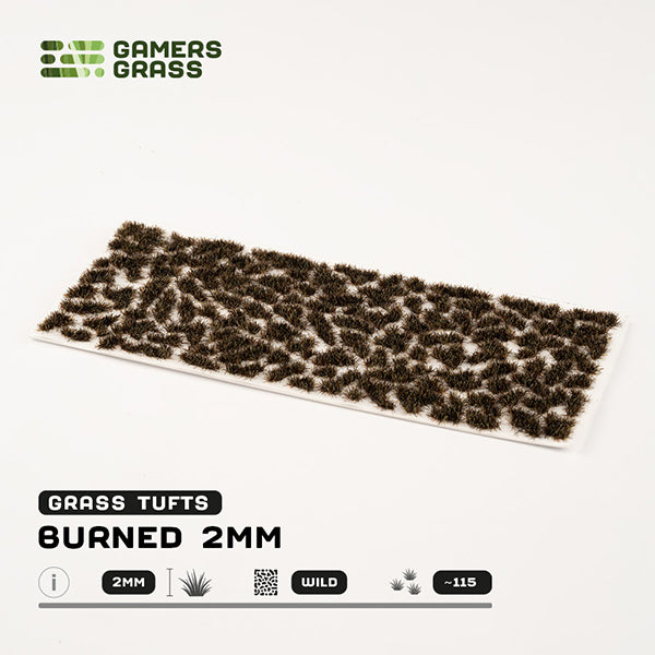 Gamers Grass Tufts: Burned 2mm- Wild (ONLINE ORDER ONLY)