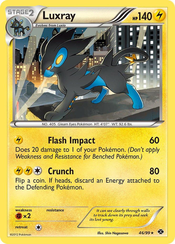 Luxray (46/99) (Cosmos Holo) (Blister Exclusive) [Black & White: Next Destinies] (Online Only)