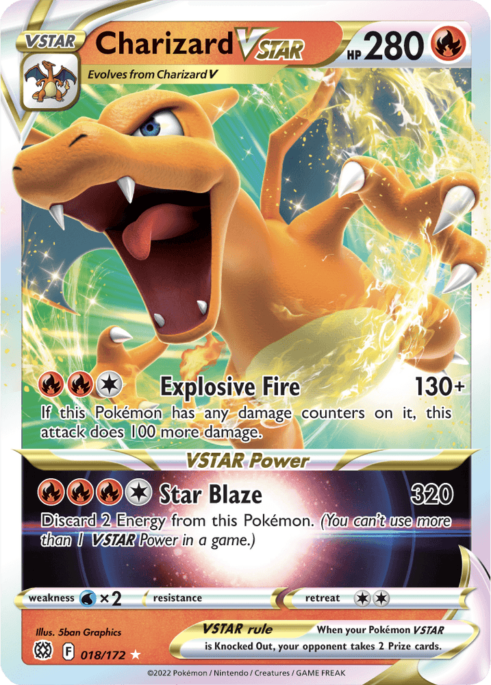 Charizard VSTAR (018/172) [Sword & Shield: Brilliant Stars] (Online Only)
