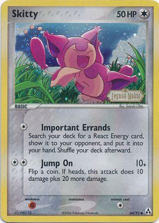 Skitty (64/92) (Stamped) [EX: Legend Maker] (Online Only)