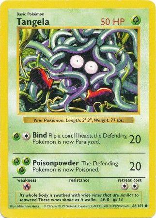 Tangela (66/102) [Base Set Shadowless Unlimited] (Online Only)