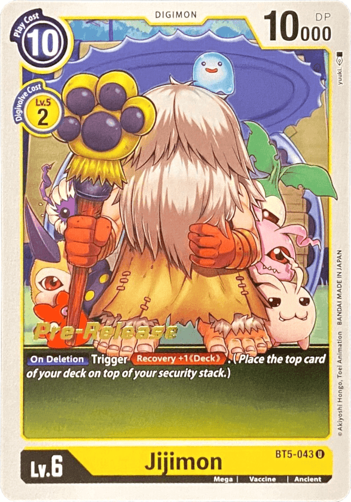 Jijimon [BT5-043] [Battle of Omni Pre-Release Promos] (ONLINE ORDER ONLY)