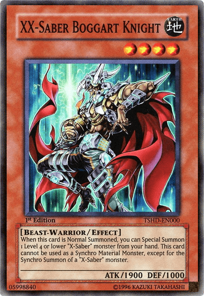 XX-Saber Boggart Knight [TSHD-EN000] Super Rare (ONLINE ORDER ONLY)