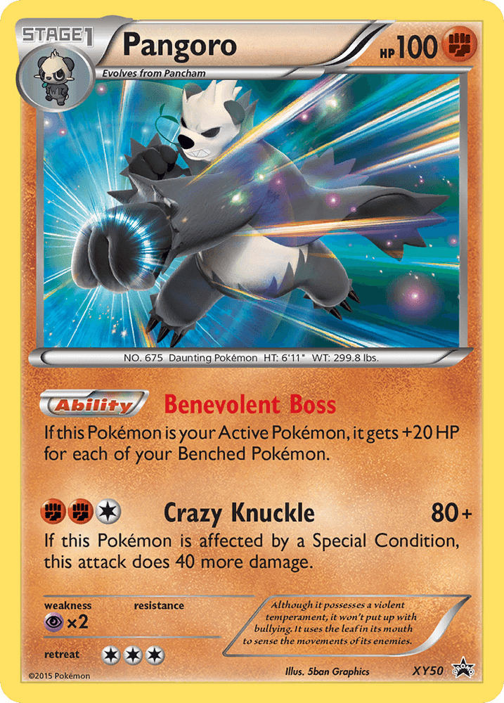 Pangoro (XY50) [XY: Black Star Promos] (Online Only)