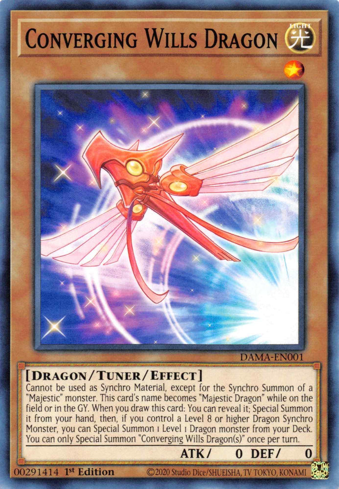 Convergging Wills Dragon [DAMA-EN001] Common (ONLINE ORDER ONLY)