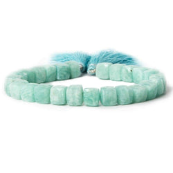 8mm Amazonite Faceted Cube Beads 8 inch 27 pieces (ONLINE ORDER ONLY)