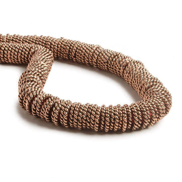 8mm Antiqued Copper Twisted Jump ring 8 inch 140 pcs (ONLINE ORDER ONLY)