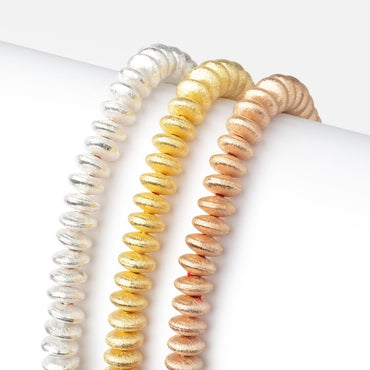 8mm Brushed Disc Beads (ONLINE ORDER ONLY)