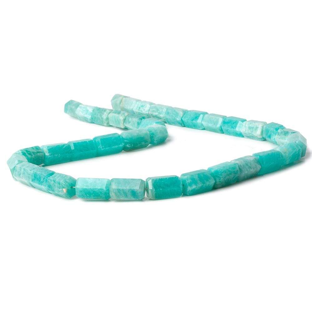 8mm diameter Amazonite faceted hexagon tubes 18 inch 36 beads AAA (ONLINE ORDER ONLY)