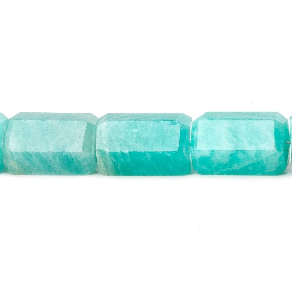8mm diameter Amazonite faceted hexagon tubes 18 inch 36 beads AAA (ONLINE ORDER ONLY)