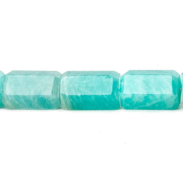 8mm diameter Amazonite faceted hexagon tubes 18 inch 36 beads AAA (ONLINE ORDER ONLY)