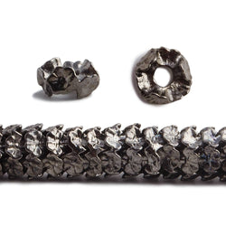 8mm Floral Edge Spacers with 3mm Large Hole 8 inch 62 Beads (ONLINE ORDER ONLY)