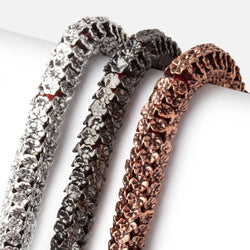 8mm Floral Edge Spacers with 3mm Large Hole 8 inch 62 Beads (ONLINE ORDER ONLY)