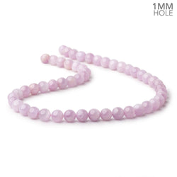 8mm Kunzite Plain Round Beads 16 inch 51 pieces 1mm hole (ONLINE ORDER ONLY)