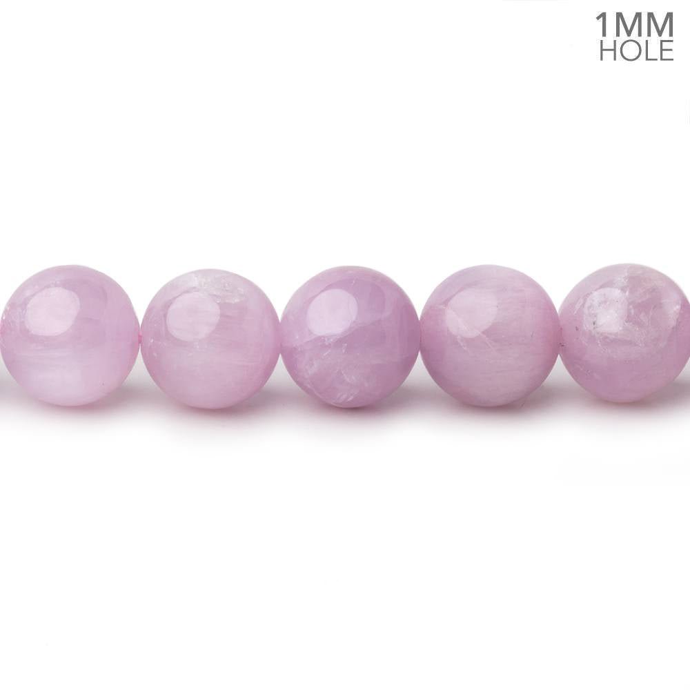 8mm Kunzite Plain Round Beads 16 inch 51 pieces 1mm hole (ONLINE ORDER ONLY)