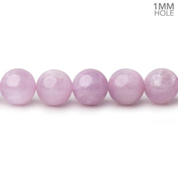 8mm Kunzite Plain Round Beads 16 inch 51 pieces 1mm hole (ONLINE ORDER ONLY)