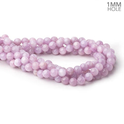 8mm Kunzite Plain Round Beads 16 inch 51 pieces 1mm hole (ONLINE ORDER ONLY)