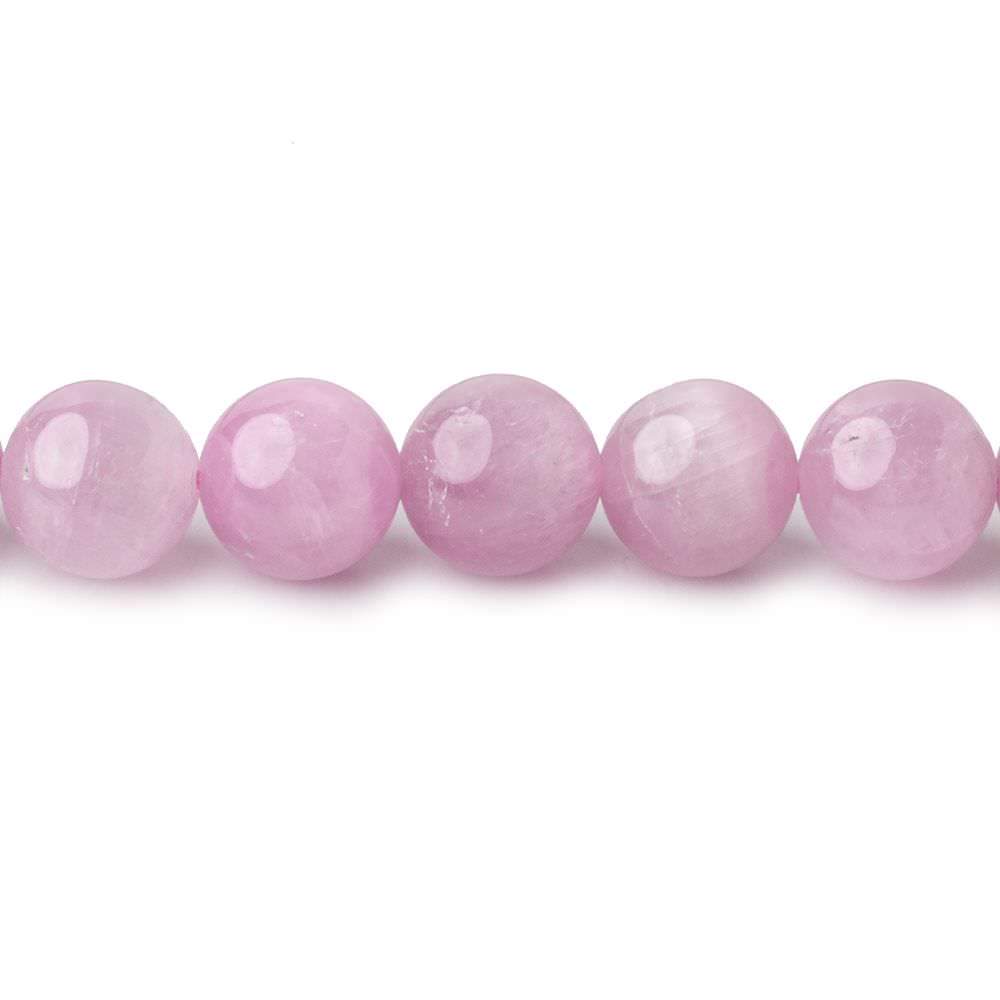 8mm Kunzite plain round beads 16 inch 51 pieces AAA (ONLINE ORDER ONLY)