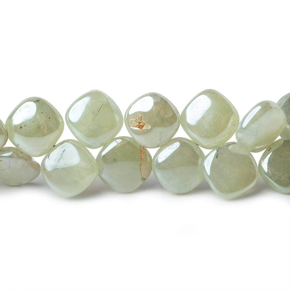 8mm Mystic Prehnite Plain Pillow Beads 8 inch 47 beads (ONLINE ORDER ONLY)