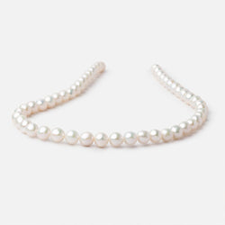 8mm Off White Chinese Akoya Saltwater Pearls 15.5 inch 50 pieces A (ONLINE ORDER ONLY)